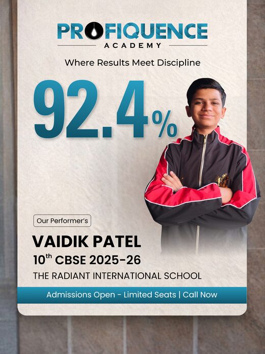 Profiquence Academy Class 10 CBSE topper 2025-26