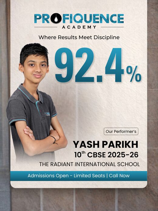 Profiquence Academy Class 10 CBSE topper 2025-26