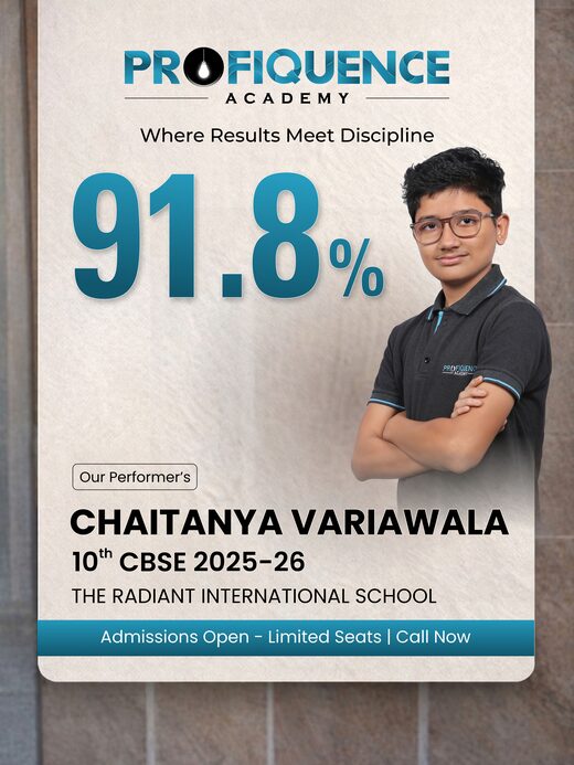 Profiquence Academy Class 10 CBSE topper 2025-26