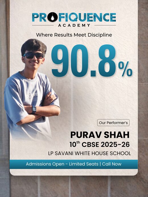 Profiquence Academy Class 10 CBSE topper 2025-26