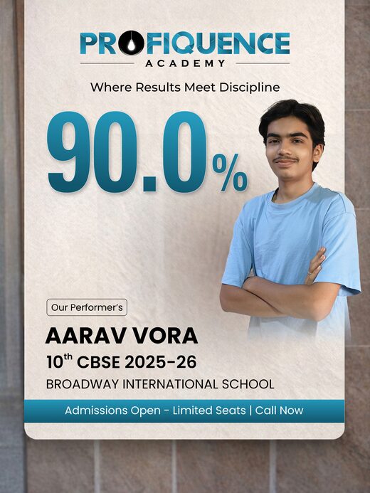 Profiquence Academy Class 10 CBSE topper 2025-26