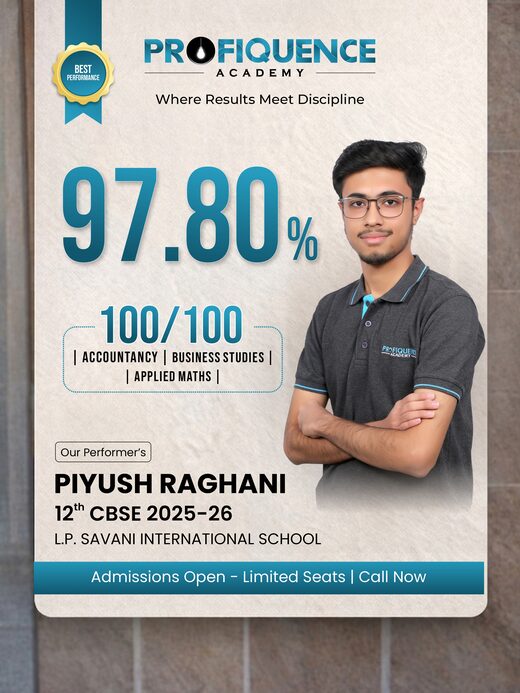 Profiquence Academy Class 12 CBSE topper 2025-26