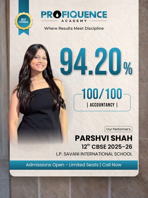 Profiquence Academy Class 12 CBSE topper 2025-26