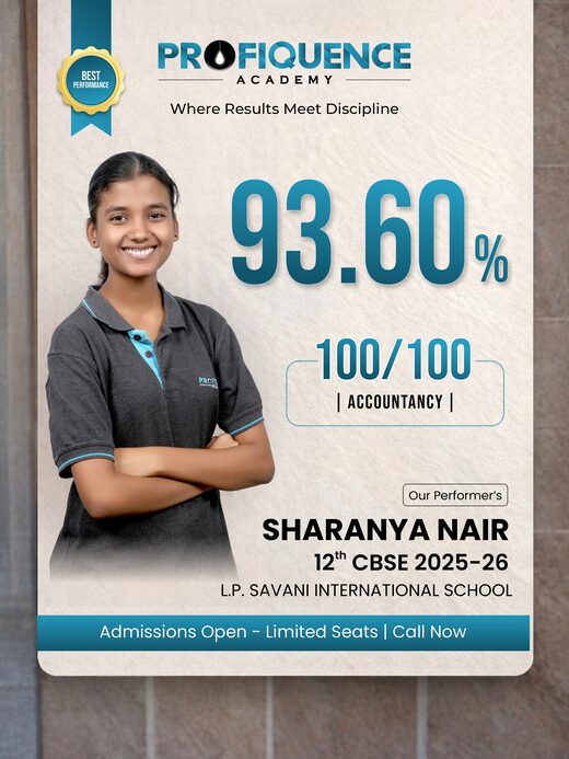 Profiquence Academy Class 12 CBSE topper 2025-26