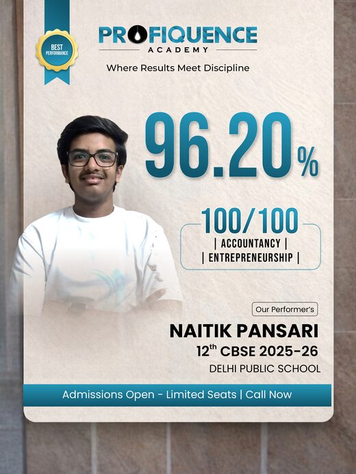 Profiquence Academy Class 12 CBSE topper 2025-26