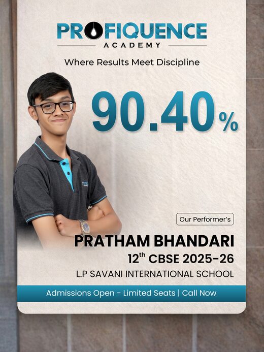 Profiquence Academy Class 12 CBSE topper 2025-26